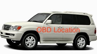 Lexus LX470 OBD Port Location [upl. by Orual386]