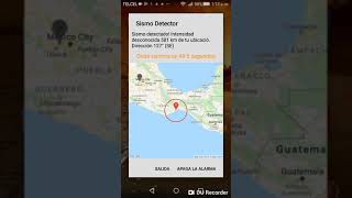 Sismo DEBIL por SkyAlert y Sismo Detector [upl. by Anifur877]