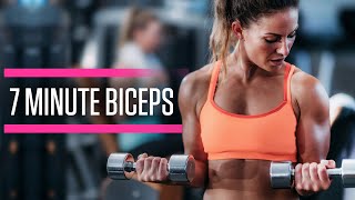 7 Minute Biceps Isolation Lean Toned Arms [upl. by Nek]