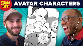 Animator vs Cartoonist Draw Avatar TLA Characters From Memory • DrawOff [upl. by Rodoeht]