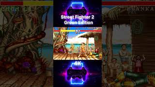 Street Fighter 2 Green Edition ▫ Hack ▫ played the game as ▫ ChunLi vs Blanka [upl. by Drofnats683]