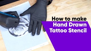 How To Make A Tattoo Stencil [upl. by Assirem344]