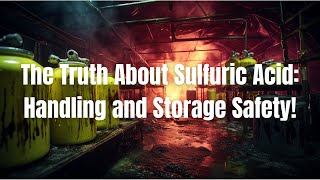 The Truth About Sulfuric Acid Handling and Storage Safety 📜💡 [upl. by Pincince]