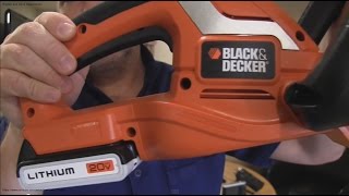 Black amp Decker 20V Cordless Hedge Trimmer Unboxing [upl. by Lowery]