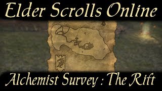 Alchemist Survey The Rift Elder Scrolls Online ESO [upl. by Eiznik347]