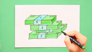 How to draw money [upl. by Sisely673]