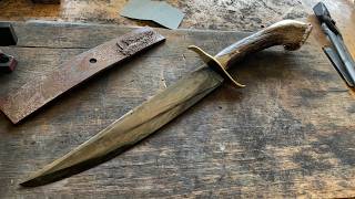 Making Knives from Leaf Spring [upl. by Onirefez]