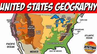 United States US Physical Geography for Students Parts 12 and 3  Instructomania History Channel [upl. by Otxilac973]