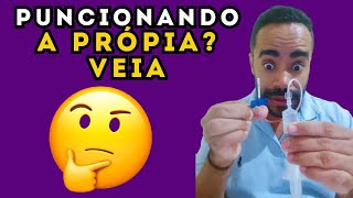 Como puncionar a própria veia mesmo não tendo Prática [upl. by Eiresed622]