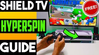 🔴NVIDIA SHIELD HYPERSPIN SETUP RETRO EMULATION HEAVEN [upl. by Htnamas760]