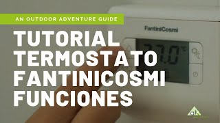 Termostato FantiniCosmi Funciones [upl. by Garvey]