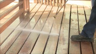 How To Pressure Wash Your Deck Zep Commercial Wood Deck and Fence Concentrate [upl. by Nerual538]