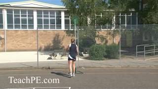 Netball Drill  Shooting Technique  Side to Side [upl. by Rahm]