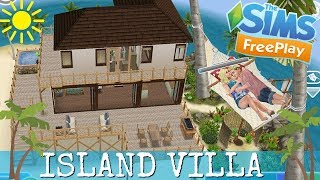 Sims Freeplay  Private Island Villa  House Tour [upl. by Anela]