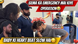 Uzma Ka Emergency Mai Hua Operation😭Baby Ki Heart Beat Slow Hai😭Aman Rone Laga😭Aman’s Family [upl. by Eimmat]