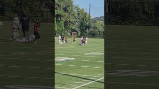 8u eagles vs South Plainfield 3 with the tackle [upl. by Noid]