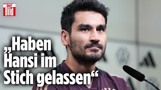 Ilkay Gündogan Trauer Frust amp Enttäuschung nach FlickEntlassung [upl. by Mikeb153]