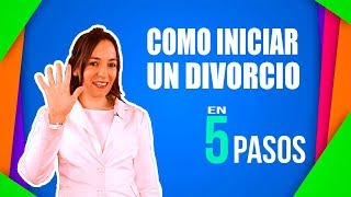 Como iniciar un DIVORCIO 👈 [upl. by Ajan667]