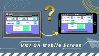 Delta HMI Screen On Mobile Through WiFi [upl. by Semaj]