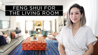 FENG SHUI for the Living Room  How to Use the Bagua Map Colors  Elements [upl. by Akahs966]