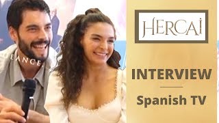 Hercai ❖ Interview for Spanish TV ❖ Akin Akinozu ❖ English ❖ 2019 [upl. by Patt]