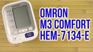 Распаковка OMRON M3 Comfort HEM7134E [upl. by Ycnan]