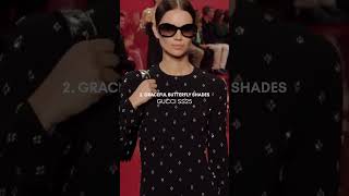 6 MostWanted SS25 Women’s Sunglass Trends From the Runways  miaburtoncom [upl. by Colbye156]