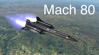 Breaking The Plane SPEED Record  SR71 Blackbird With Rocket Engines [upl. by Salot678]