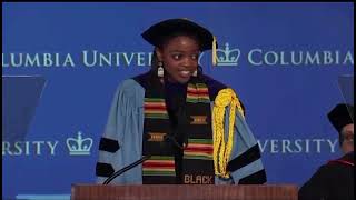 🇿🇼 Zimbabwean student Sharon Matongos inspirational graduation speech at Columbia University 2024 [upl. by Gnus437]