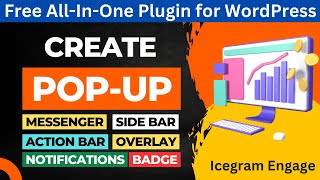 Free WordPress Popup plugin  Create Popups Action bar Notifications Messenger  IceGram Engage [upl. by Kane]