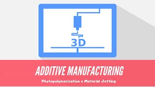 Photopolymerization SLA l material jetting l Additive Manufacturing [upl. by Fisoi]