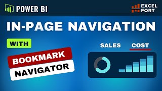 How to Make ELEGANT In Page Navigation with Power BI BOOKMARK NAVIGATOR [upl. by Aiepoissac]