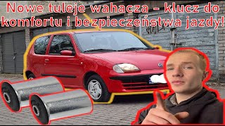 Jak SAMEMU wymienić tuleje TYLNEGO WAHACZA w FIACIE SEICENTO cz1  Demontaż [upl. by Alleciram]