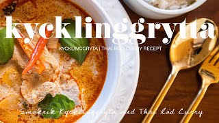 Kycklinggryta  Thai röd curry recept [upl. by Tedmann]