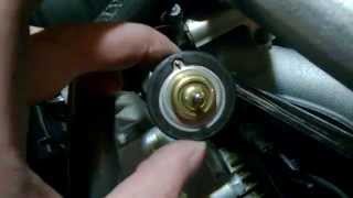 Volvo S60 V70 Thermostat replacement gasoline 20032009 [upl. by Ruzich]