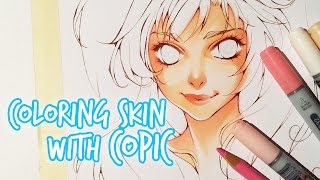 How To Color Skin with COPIC ★ slow tutorial [upl. by Aamsa]