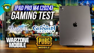 Apple iPad Pro M4 2024 Gaming Test  Genshin Impact Honkai Star Rail PUBG amp COD Warzone [upl. by Greysun529]