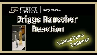 BriggsRauscher Oscillating Reaction Explained Extended Real Time Video [upl. by Ahsinid267]