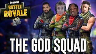 Squads with Ninja Drake Travis Scott and JuJu  Fortnite Battle Royale Gameplay [upl. by Suzy206]