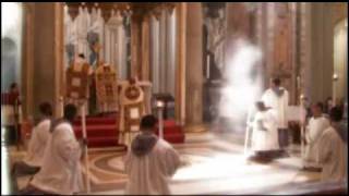 Franciscan Traditional Latin Mass in ArchBasilica Part1 [upl. by Ynney]