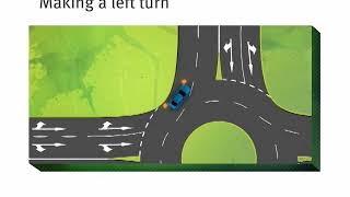 Queensland Road Rules – signalling at roundabouts [upl. by Ennayhc]