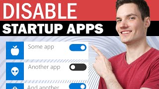How to Stop Apps Opening on Startup Windows 10 [upl. by Yrdnal]