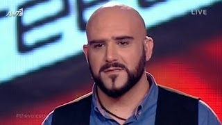 The Voice of Greece  Λευτέρης Κιντάτος  quotΑπορώquot  5th Live Show S01E17 [upl. by Bertolde556]