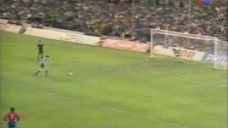 champions league 19851986 BARCELONA vs STEAUA [upl. by Linad817]