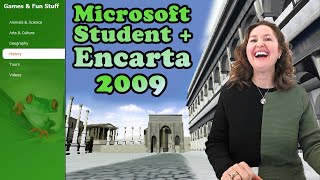 Mum Tries Out Microsoft Student 2009 with Encarta Premium 2008 [upl. by Kristel148]