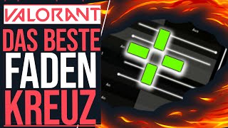 Das perfekte Fadenkreuz in VALORANT  deutsch Guide  Crosshair [upl. by Pirri]