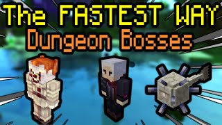 FASTEST WAY TO BEAT ALL DUNGEON BOSSES Bonzo Scarf Professor  Hypixel Skyblock [upl. by Shoemaker]