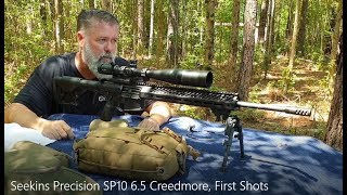 Seekins Precision SP10 65 Creedmoor First Shots amp Group [upl. by Eivlys]