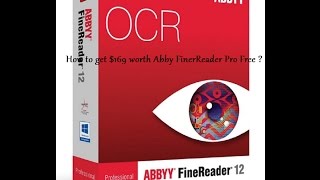 How to get Abbyy FineReader Pro for Free [upl. by Innes131]