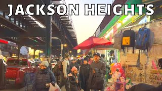 NYC Walk  Jackson Heights amp Corona Queens via Roosevelt Avenue in December 2022 [upl. by Austin999]